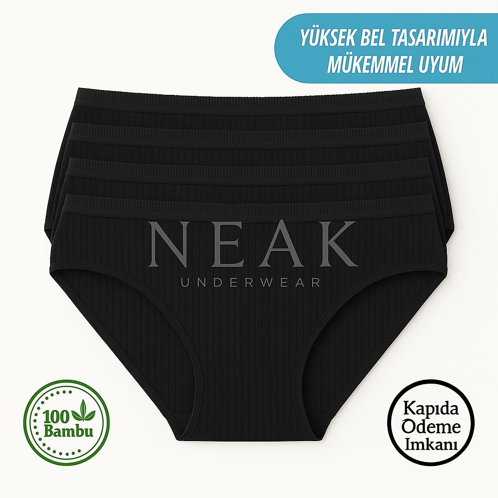 YÜKSEK BEL ANTİBAKTERİYEL BAMBU KÜLOT