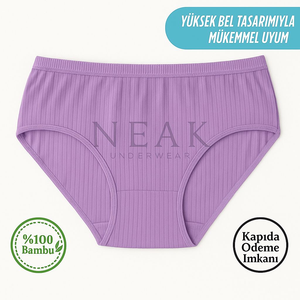 YÜKSEK BEL ANTİBAKTERİYEL BAMBU KÜLOT