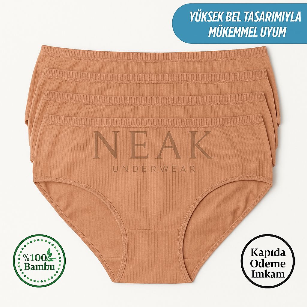 YÜKSEK BEL ANTİBAKTERİYEL BAMBU KÜLOT